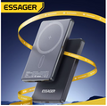 Essager Thin Wireless Power Bank Magnetic 20W 5000mAh Portable Fast Charging External Battery for Magsafe For iPhone 16 15 14