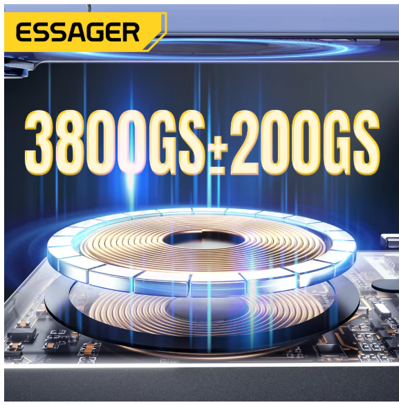 Essager Thin Wireless Power Bank Magnetic 20W 5000mAh Portable Fast Charging External Battery for Magsafe For iPhone 16 15 14