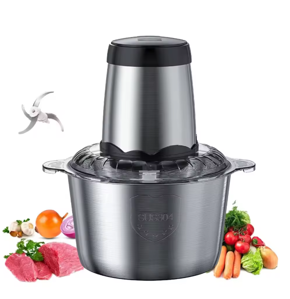 3L Electric Meat Grinder Food Processor Fruits Blender Veg Chopper Sausage Maker