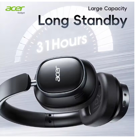 H3S -56dB Adaptive ANC Over Ear Headphone Hi-Res LDAC Spatial Sound Wireless Earphone Bluetooth 6.0 Dual Driver 102H Headset