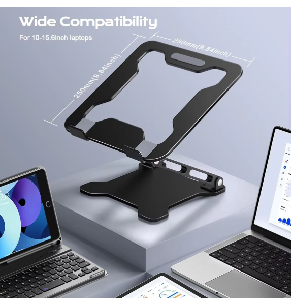 Phone Tablet Stand Adjustable Aluminum Alloy Laptop Tablet Up to 17" Laptop Portable Folding Stand Cooling Stand Support   4.6   97 Reviews   ౹   600+ sold